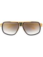 Dita Eyewear - 'grandmaster Five' Sunglasses - Unisex - Acetate/titanium/18kt Gold - 64, Black, Acetate/titanium/18kt Gold