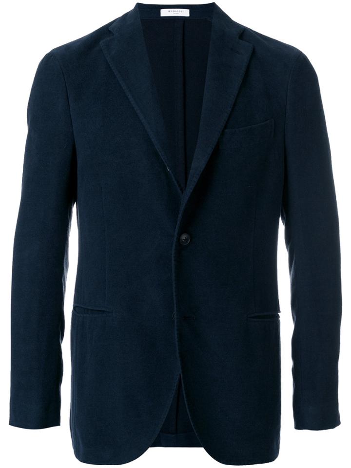 Boglioli Three Button Blazer - Blue