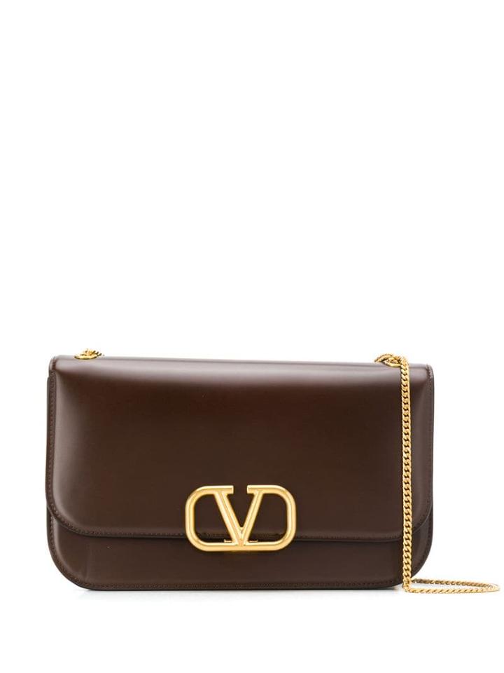 Valentino Valentino Garavani Vring Shoulder Bag - Brown