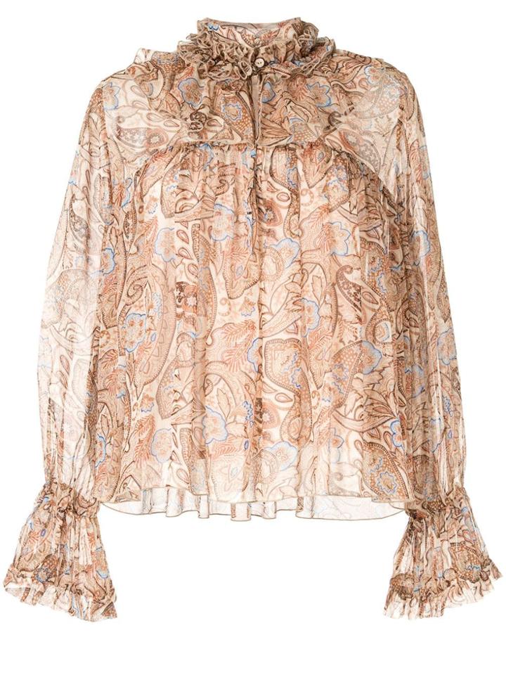 Karen Walker Romanticism Blouse - Brown