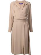 Ralph Lauren Back Crepe Carley Dress, Women's, Size: 6, Nude/neutrals, Acetate/viscose
