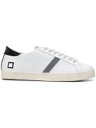 D.a.t.e. Striped Lace-up Sneakers - White