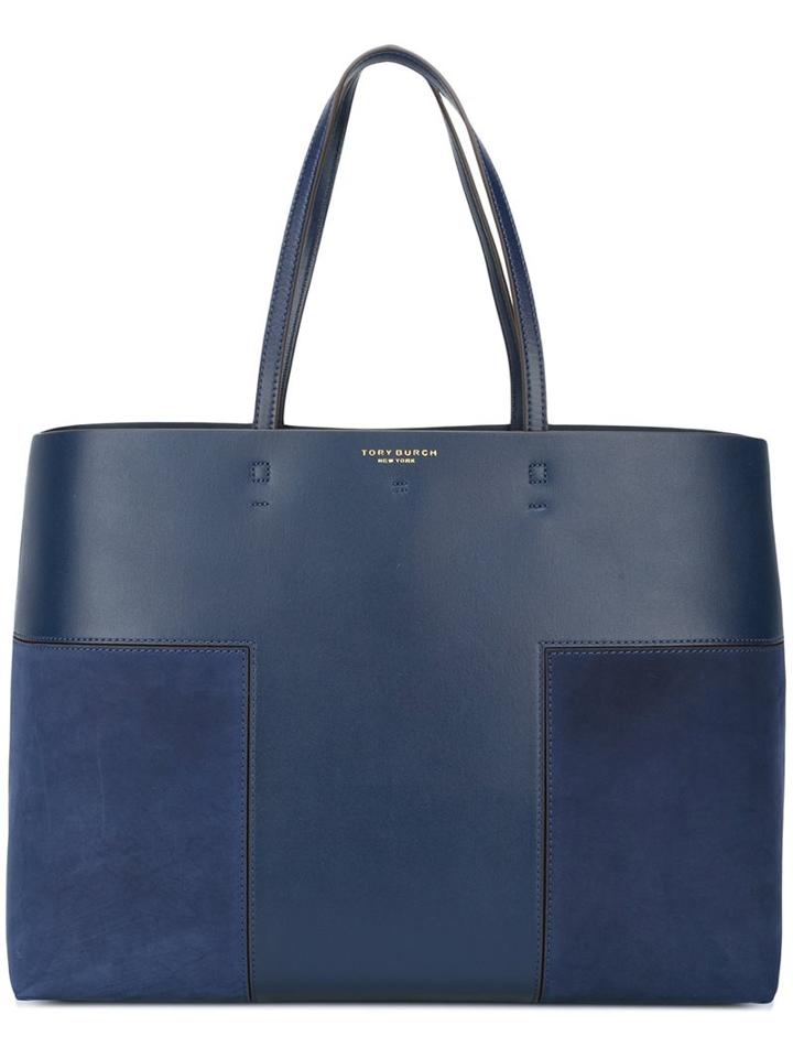 Tory Burch Block-t Tote, Women's, Blue