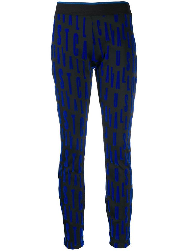 Just Cavalli Repeat Logo Trousers - Black
