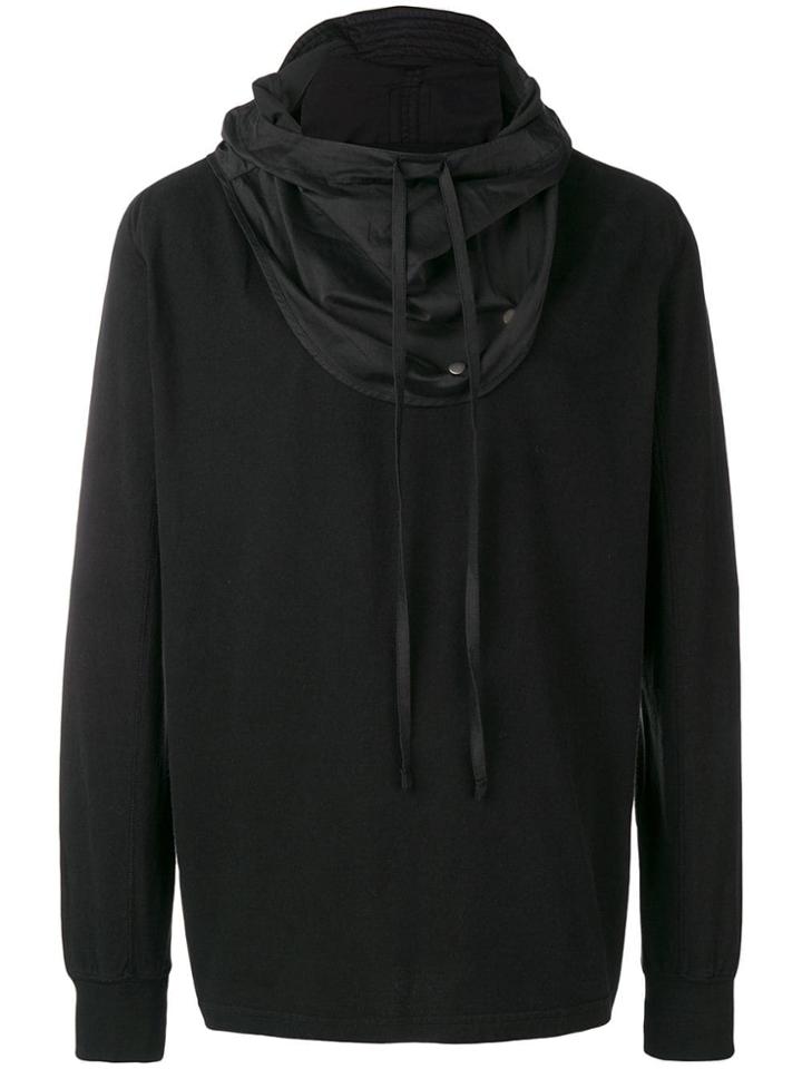 1017 Alyx 9sm Oversized Neck Hoodie - Black