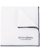 Gieves & Hawkes Classic Scarf - White