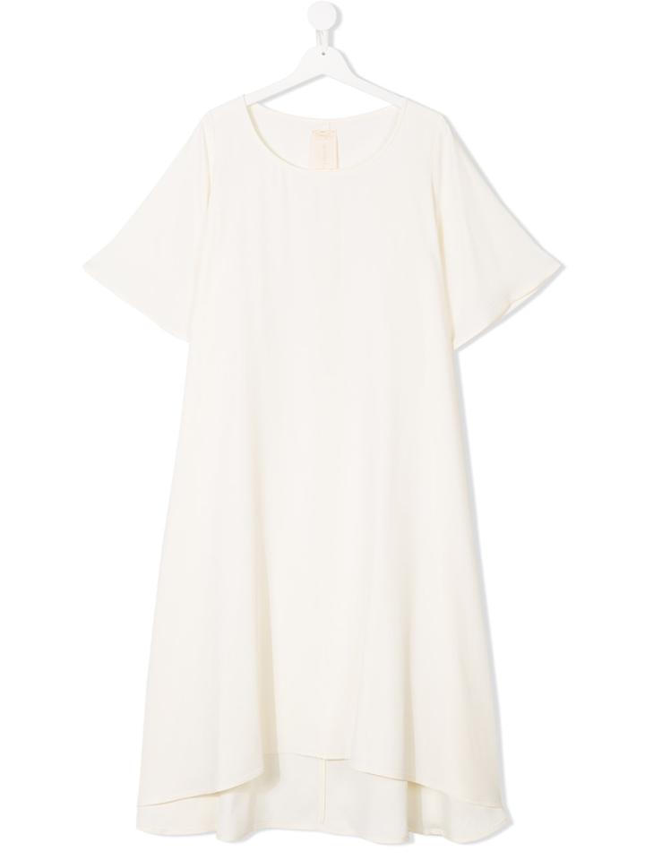 Max & Lola Short Sleeve Dress - Nude & Neutrals