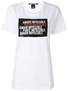 Pinko Amour Impossible T-shirt - White