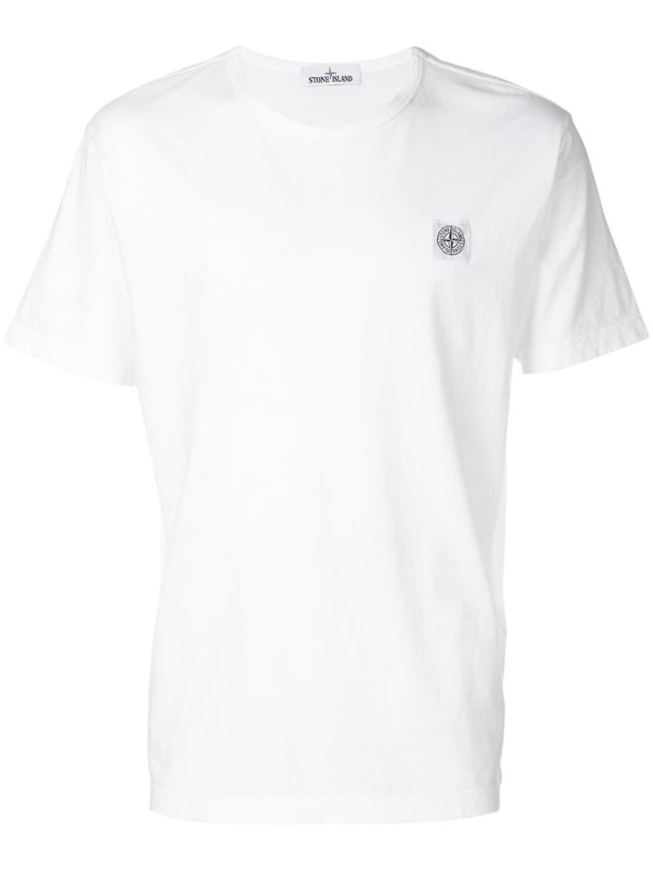 Stone Island Logo Patch T-shirt - White