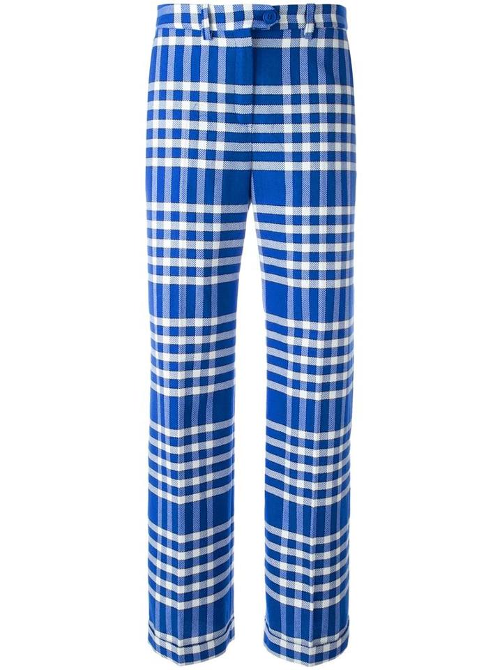 Jacquemus 'torchon' Straight Trousers, Women's, Size: 38, Blue, Cotton/polyester/polyethylene/wool