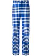 Jacquemus 'torchon' Straight Trousers, Women's, Size: 38, Blue, Cotton/polyester/polyethylene/wool