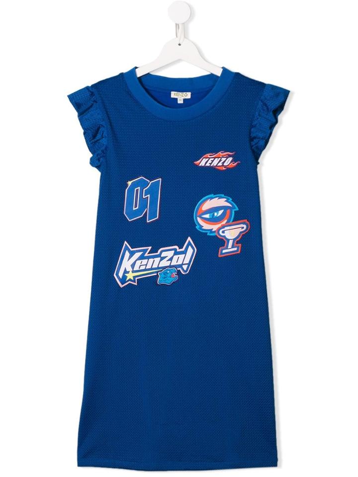 Kenzo Kids Teen Jersey Dress - Blue
