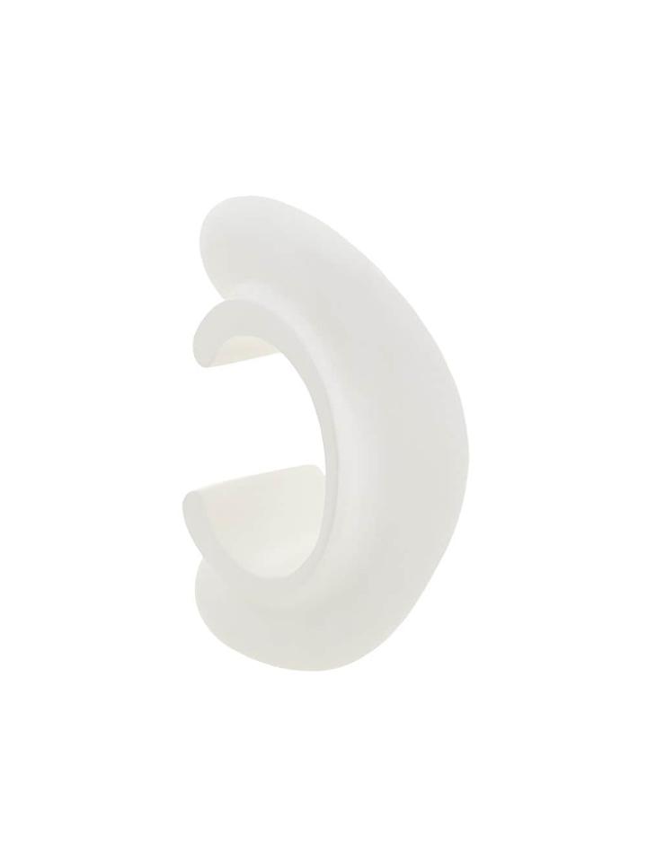 Maison Rabih Kayrouz Open Back Cuff Bracelet - White