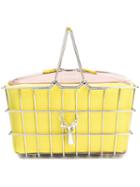 Savas Shopping Basket Tote Bag, Women's, Yellow/orange