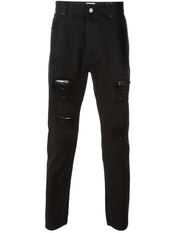 Palm Angels Ripped Jeans - Black