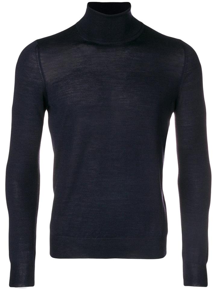 La Fileria For D'aniello Turtle Neck Jumper - Blue