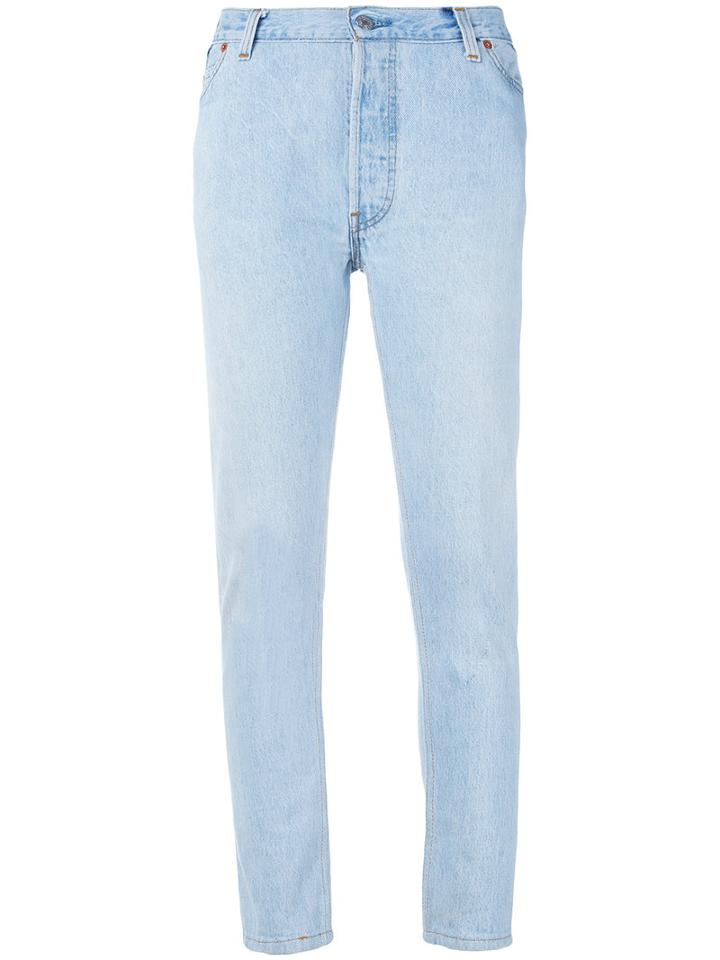 Re/done - Re/done - Woman - Denim - Women - Cotton - 25, Blue, Cotton