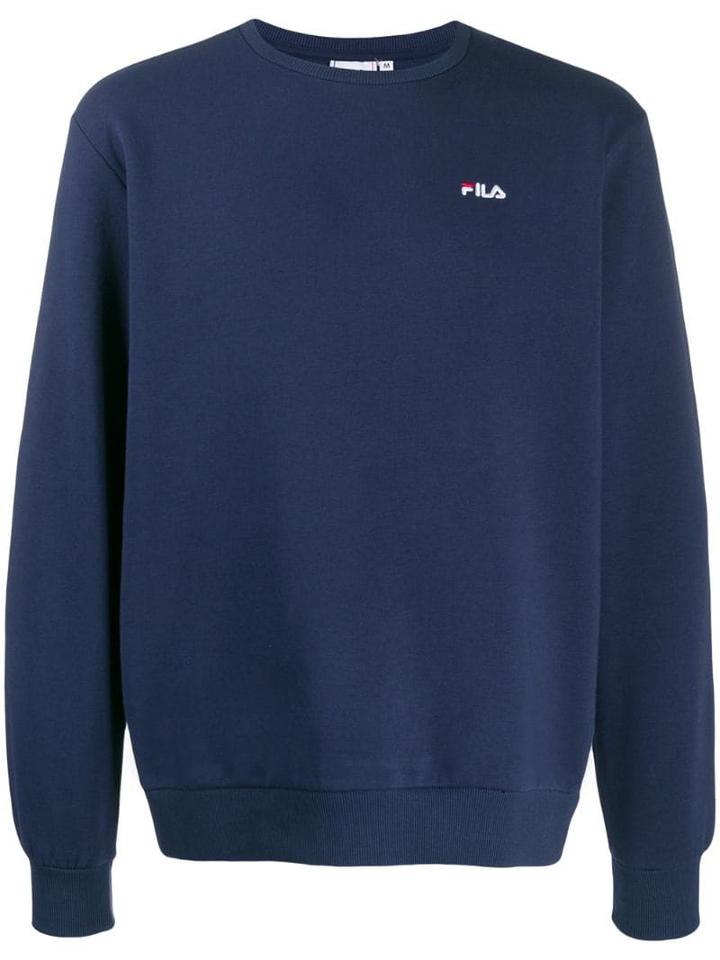 Fila Embroidered Logo Sweater - Blue