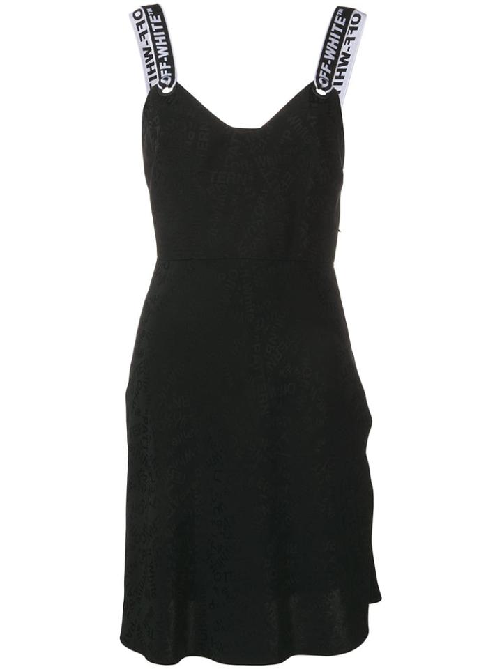 Off-white Logo Jacquard Dress - Black