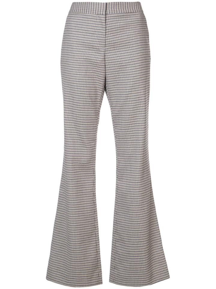 Prabal Gurung Plaid Flared Trousers - Unavailable