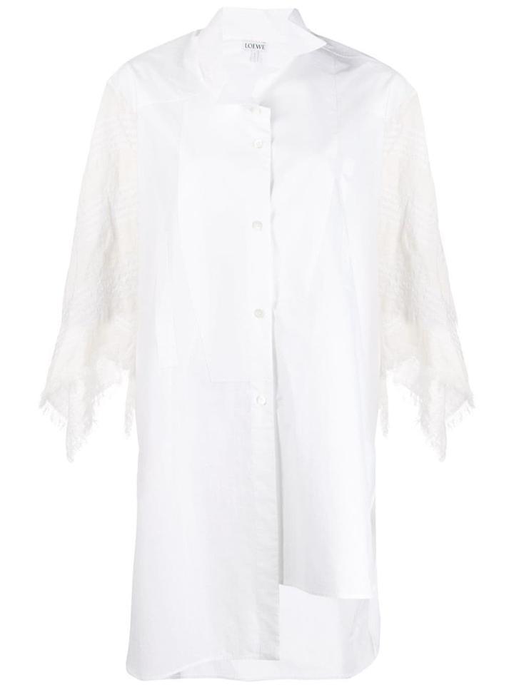 Loewe Scarf Sleeve Shirt - White