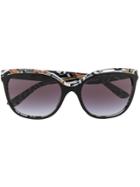 Burberry Eyewear Oversized Square Sunglasses - Black