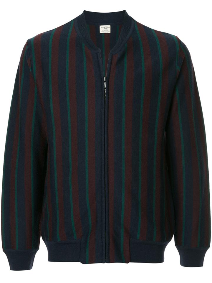 Kent & Curwen Striped Bomber Jacket - Multicolour