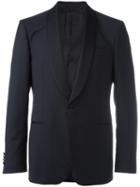 Salvatore Ferragamo Smoking Suit, Men's, Size: 52, Blue, Wool/mohair/cupro