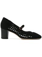 Repetto Knitted Pointed Pumps - Black