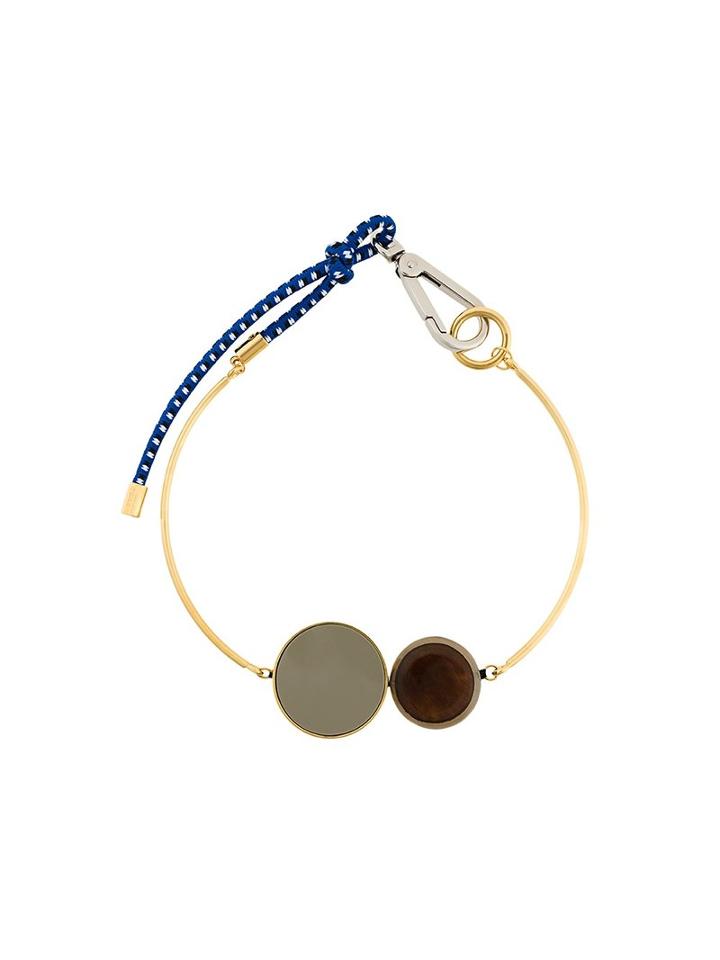 Marni Geometric Necklace, Women's, Metallic