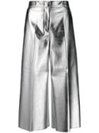 Msgm Cropped Trousers - Silver