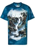 G-star Raw Research Cyber Water Printed T-shirt - Blue