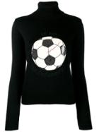 Moschino Pre-owned Soccer Ball Intarsia Sweater - Black