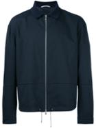 Oamc Zip Up Jacket, Men's, Size: Medium, Blue, Spandex/elastane/cupro/virgin Wool