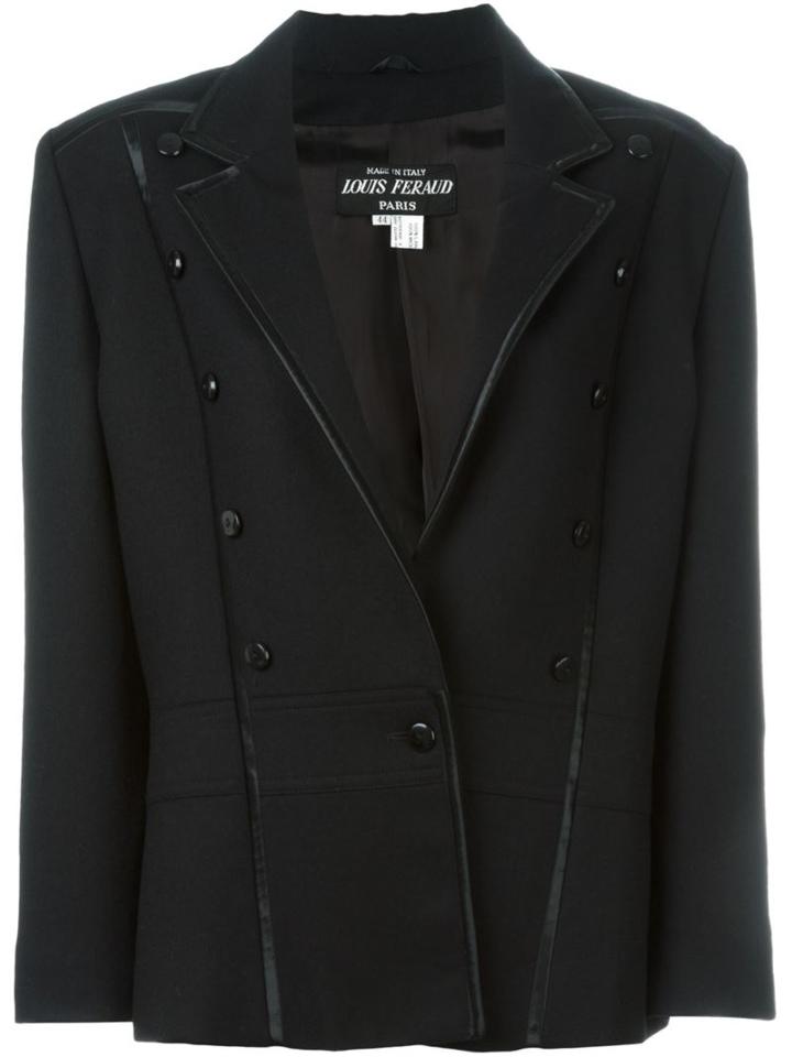 Louis Feraud Vintage Button Detail Blazer