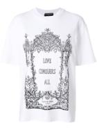 Alistair James Love Conquers All T-shirt - White