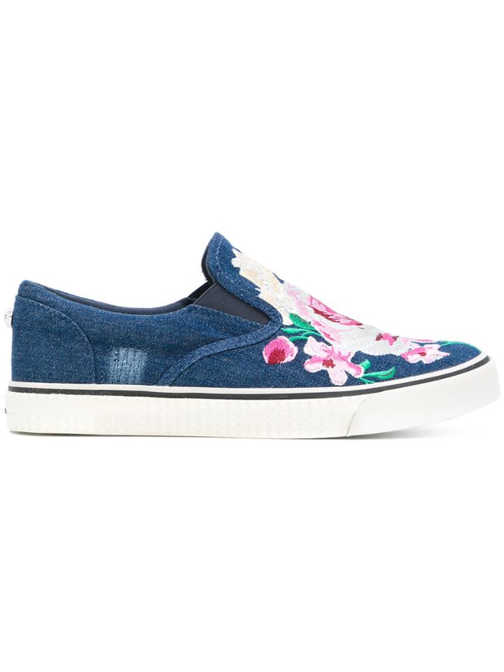 Diesel Vansis Slip-on Sneakers - Blue