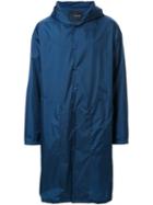 Yoshio Kubo 'blacksmith' Hooded Coat, Men's, Size: 2, Blue, Nylon