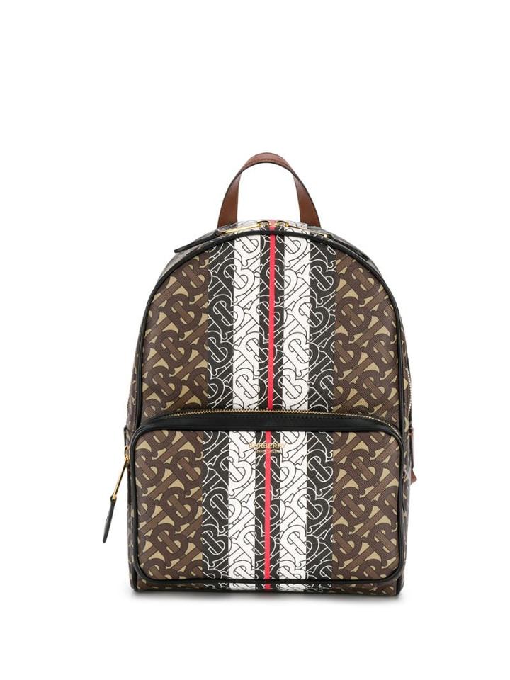 Burberry Monogram Print Backpack - Brown