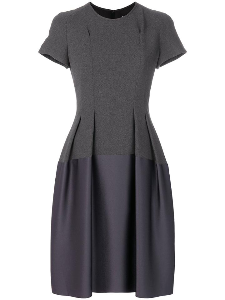 Paule Ka Fit And Flare Dress - Grey