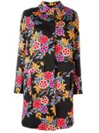 Msgm Cargo Pocket Floral Coat
