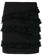 Twin-set Ruffled Skirt - Black
