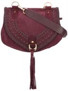See By Chloé Collins Crossbody Bag, Women's, Pink/purple, Suede/leather/cotton