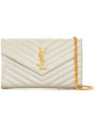 Saint Laurent Classic Chain Wallet - Metallic