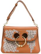 Jw Anderson Stud Embellishment Shoulder Bag - Nude & Neutrals
