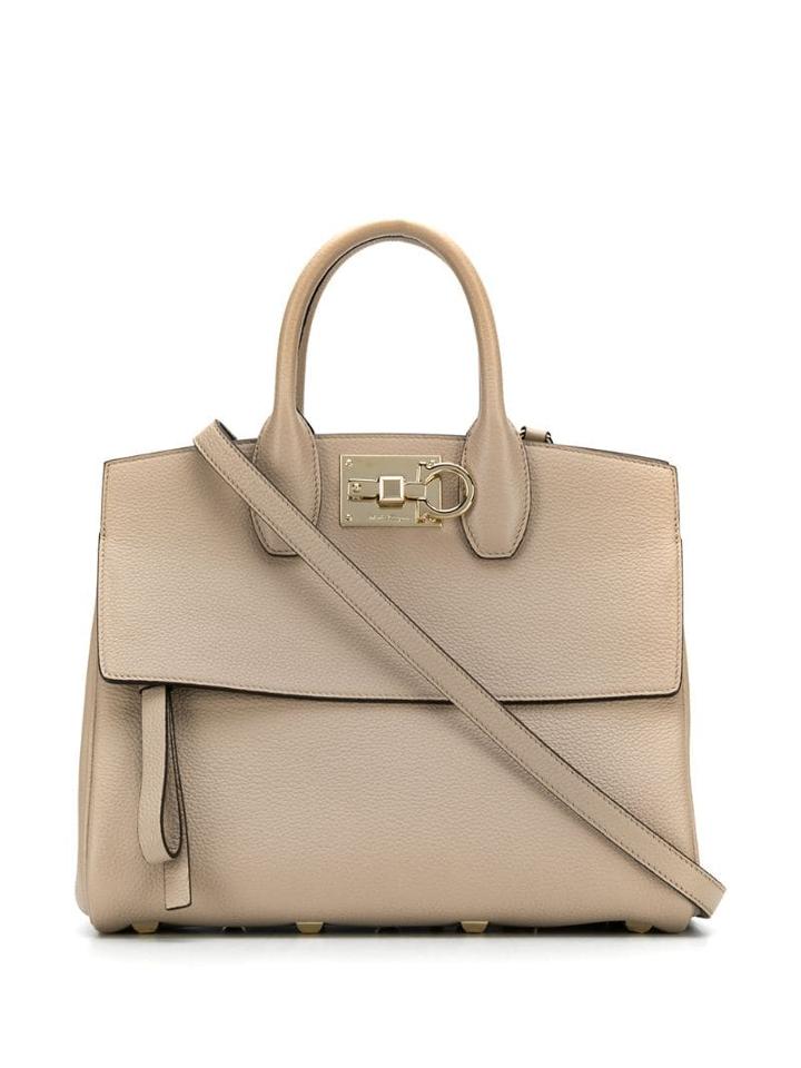 Salvatore Ferragamo Ferragamo Studio Tote Bag - Neutrals