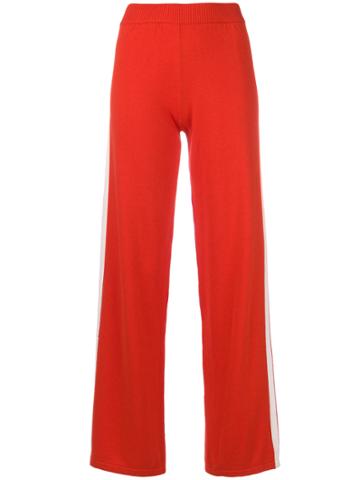 Philo-sofie Straight Stripe Trousers - Red