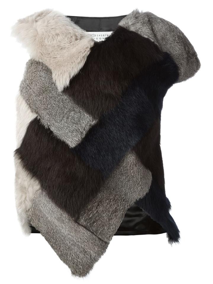Maison Margiela Patchwork Fur Gilet