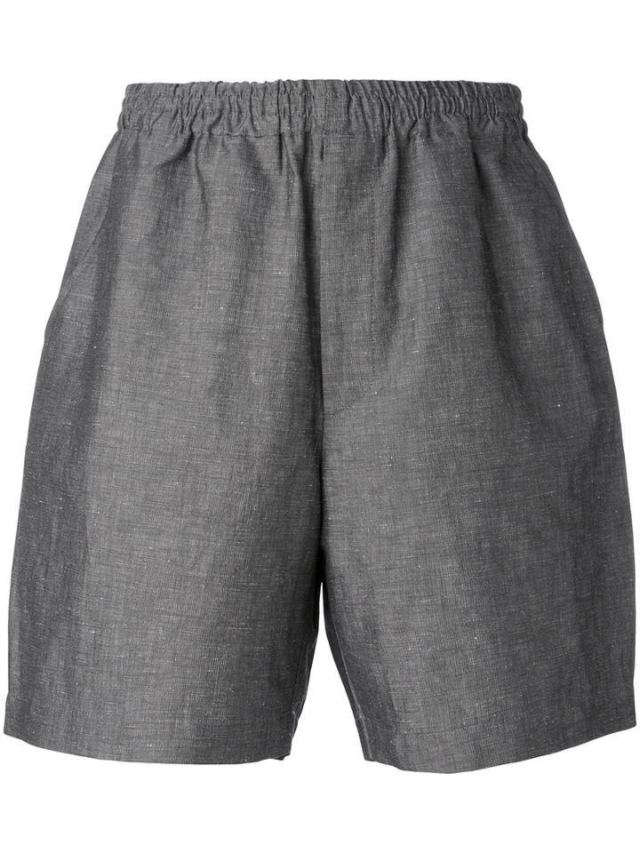 Très Bien - Camp Shorts - Men - Cotton - 52, Grey, Cotton