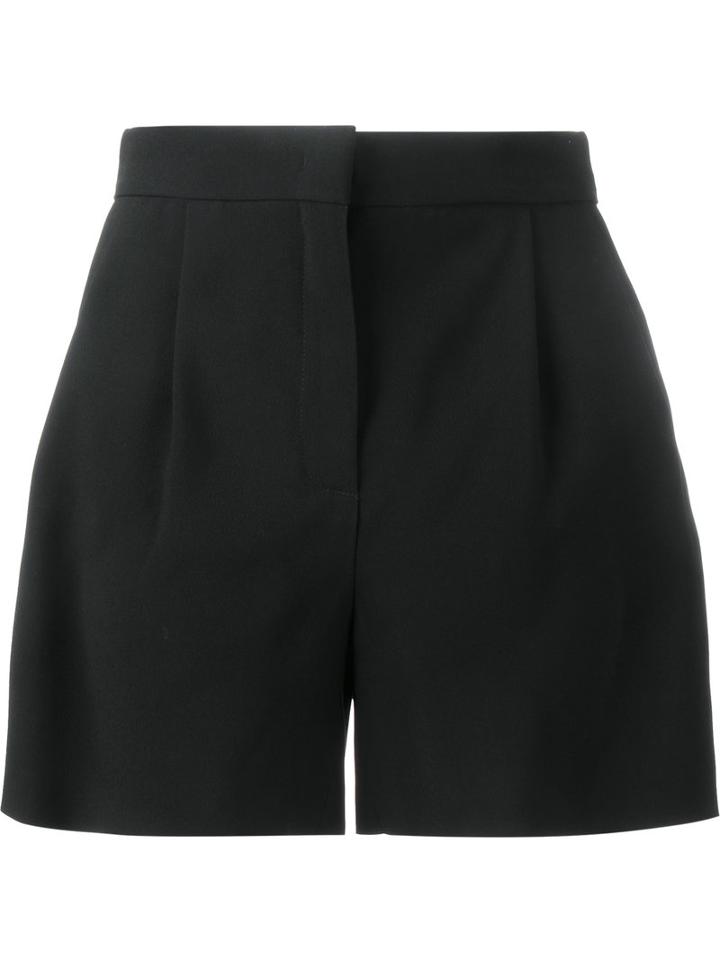 Alberta Ferretti Wide-leg Tailored Shorts, Women's, Size: 42, Black, Acetate/rayon